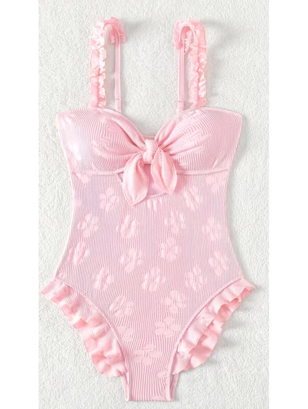 New Pink Retro Barbie Womens Size L Swimsuit Bathing Wear 1 PC Pink Swank Beach